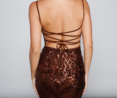 Own The Night Sequin Mini Dress Oshnow