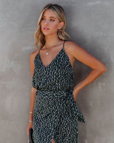 Paniz Printed Racerback Tank Oshnow