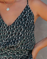 Paniz Printed Racerback Tank Oshnow