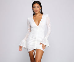 Paola Formal Sequin Ruched Bodycon Oshnow