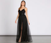 Parker Heat Stone Tulle Dress Oshnow