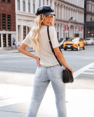 Peace Always Cotton Blend Tee Oshnow