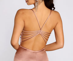 Phoebe Strappy Back Mermaid Dress Oshnow