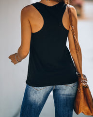 Physique Racerback Tank - Black Oshnow