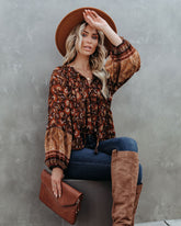 Pick Of The Patch Tassel Blouse Oshnow