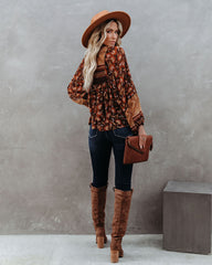 Pick Of The Patch Tassel Blouse Oshnow