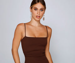 Play It Cool Crepe Mini Dress Oshnow