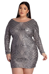 Plus Elysse Steal The Show Sequin Dress Oshnow