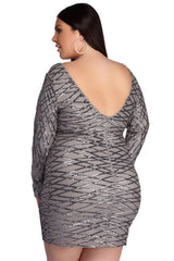 Plus Elysse Steal The Show Sequin Dress Oshnow