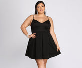 Plus Lace Appeal Skater Dress Oshnow