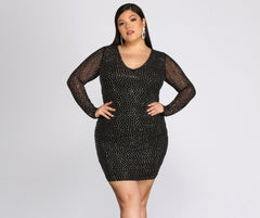 Plus Set In Heat Stone Dress Oshnow