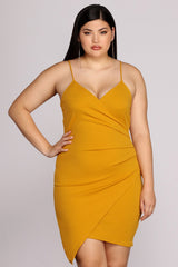 Plus Strappy & Stunning Mini Dress Oshnow