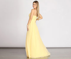 Polly Formal High Slit Dress Oshnow