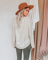 Prism Washed Grommet Top - Toasted Almond Oshnow
