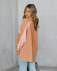 Radford Cotton Thermal Button Down Tunic - Coral Oshnow