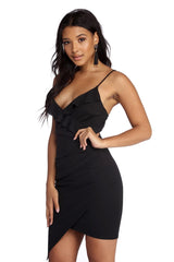 Radiant In Rhinestones Mini Dress Oshnow