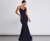 Raquel Cross-Back Mermaid Gown Oshnow
