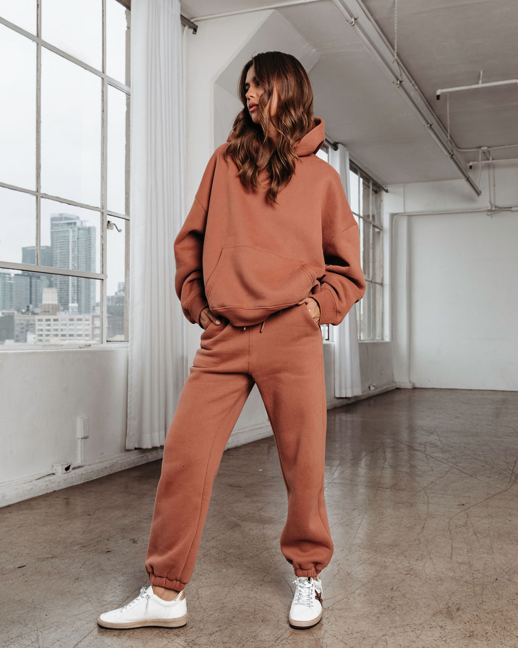 Ready Or Not Pocketed Jogger Pants - Latte Oshnow