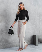 Ready To Slay Trousers - Beige - SALE Oshnow