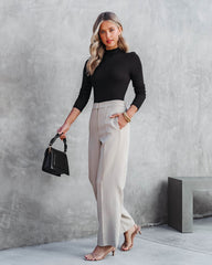 Ready To Slay Trousers - Beige - SALE Oshnow