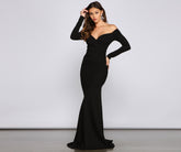 Renata Formal Off The Shoulder Mermaid Oshnow