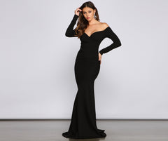 Renata Formal Off The Shoulder Mermaid Oshnow