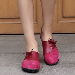 Retro Lightweight Soft Sole Comfortable Slip On Flats Oshnow