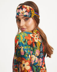 Rio Satin Printed Kimono Robe Oshnow