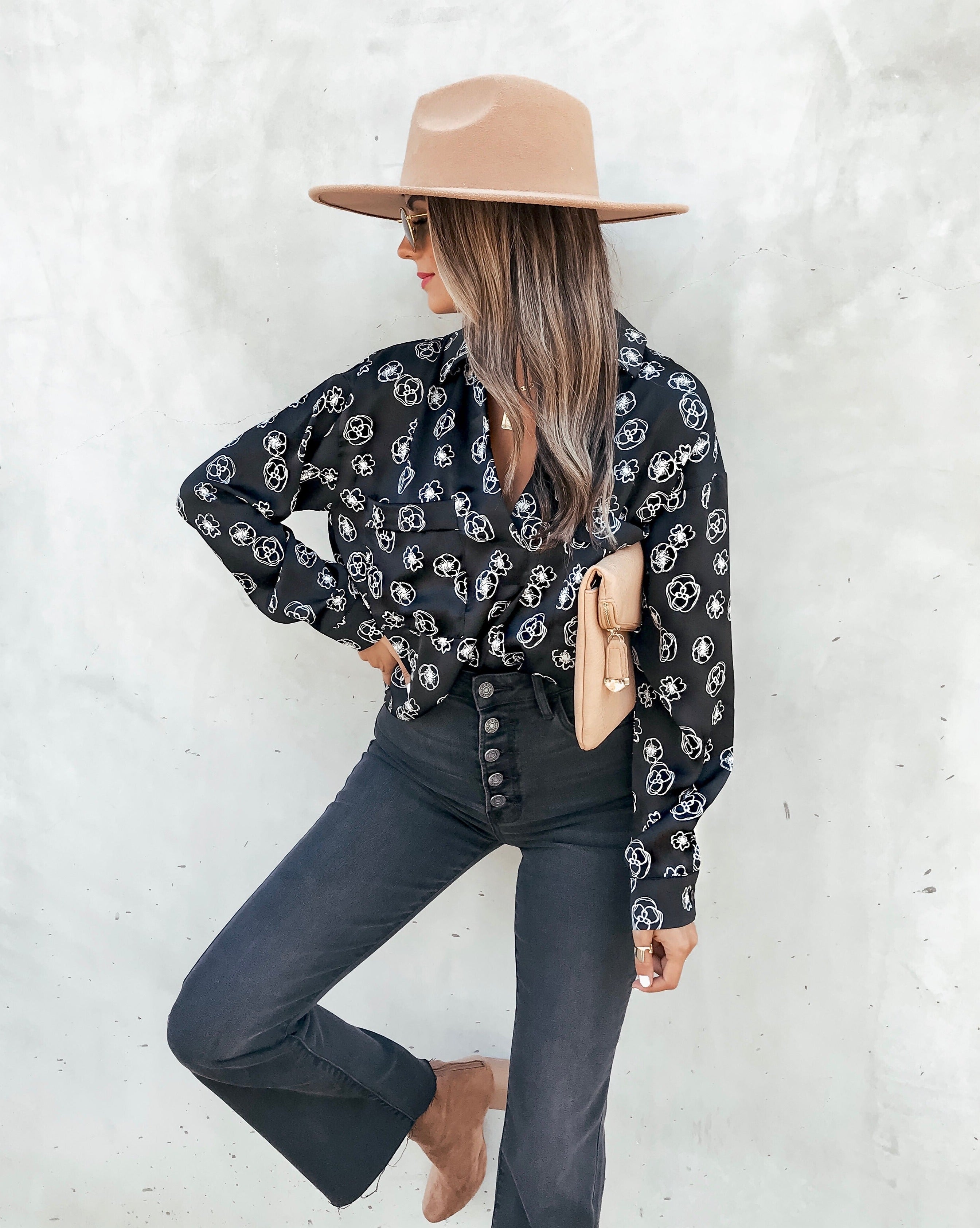 Riverwood Printed Blouse Oshnow