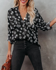 Riverwood Printed Blouse Oshnow