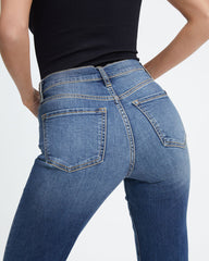 Robertson High Rise Distressed Stretch Straight Jeans Oshnow