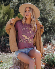 Rocky Ridge Distressed Cotton Tee Oshnow