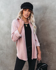 Rosie Soft Knit Button Down Top Oshnow