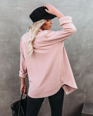 Rosie Soft Knit Button Down Top Oshnow