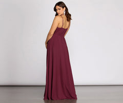 Rylie Chiffon A-Line Gown Oshnow
