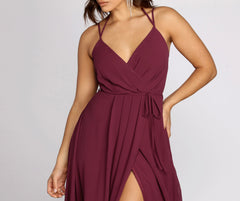 Rylie Chiffon A-Line Gown Oshnow