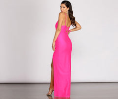 Sahara Lace Up Back Wrap Dress Oshnow