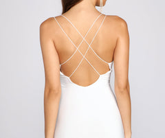 Sassy Straps Sleeveless Mini Dress Oshnow