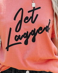 Script Cotton Jet Lagged Tee Oshnow