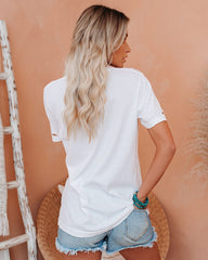 Seashell Bikini Distressed Cotton Tee Oshnow
