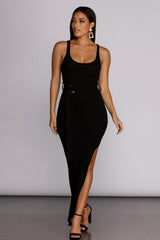 Seductive And Slinky Maxi Dress Oshnow