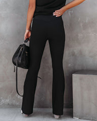Selma Ribbed Flare Pants - SALE Oshnow