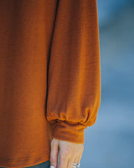 Serafina Knit Raglan Top - Camel Oshnow