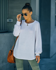 Serafina Knit Raglan Top - Ivory Oshnow