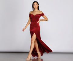 Shania Formal Velvet Sweetheart Dress Oshnow