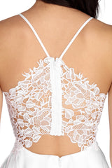 Sheila Satin Queen Skater Dress Oshnow