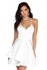 Sheila Satin Queen Skater Dress Oshnow