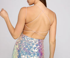 Shelly Sequin Bodycon Mini Dress Oshnow