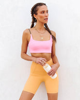 Sherbet Sports Bra - Bubble Gum - SALE Oshnow