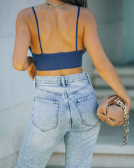 Shoreline Bralette - Navy Oshnow